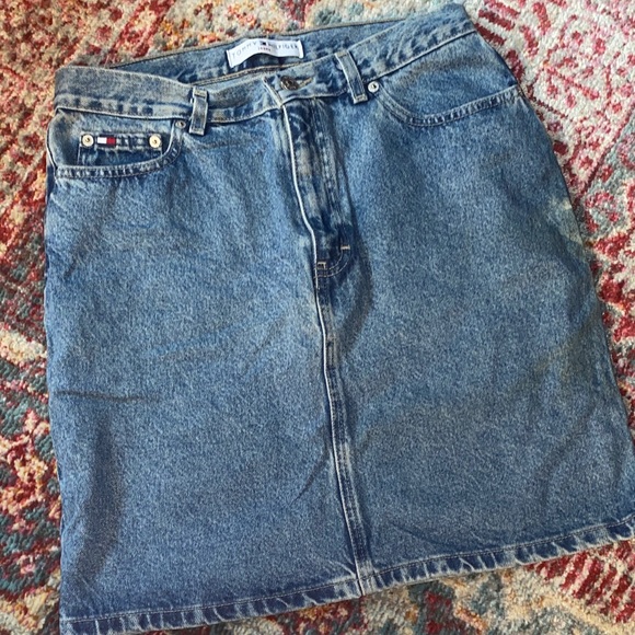 Tommy Hilfiger Dresses & Skirts - Vintage Tommy Hilfiger High-waisted Jean Skirt